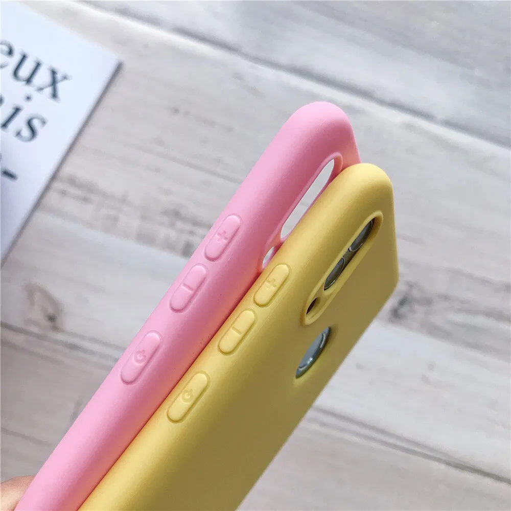 Anymob Xiaomi Purple Jelly Silicone Mobile Phone Case Cover