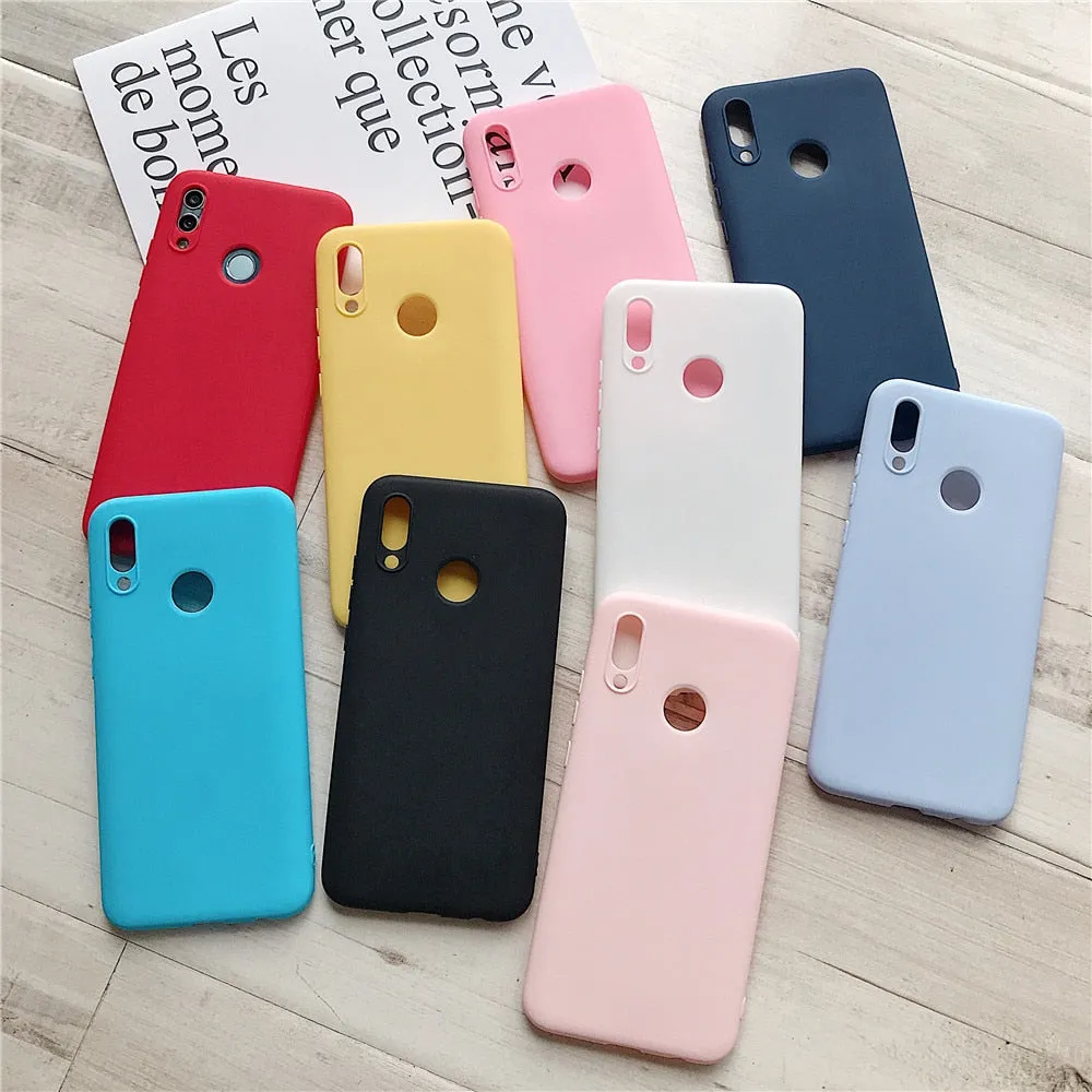 Anymob Xiaomi Purple Jelly Silicone Mobile Phone Case Cover