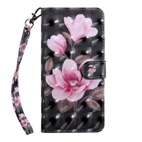 Anymob Xiaomi Redmi Phone Case Flower Leather Flip Wallet Cover