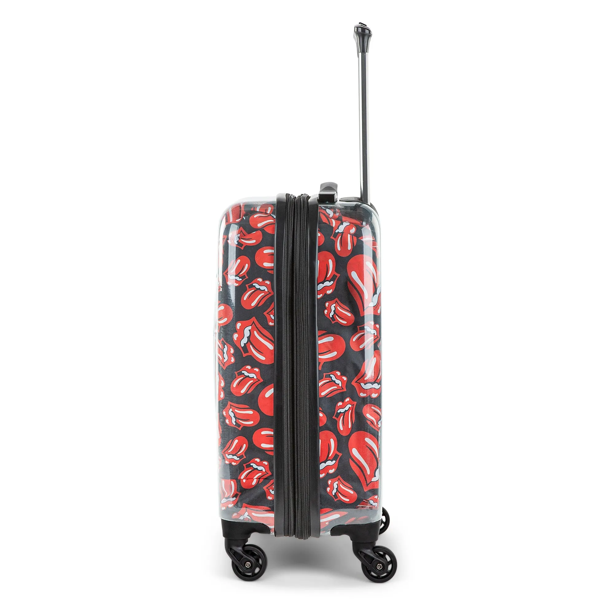 AOP Classic Logo Clear Coated Carry On Luggage Suitcase
