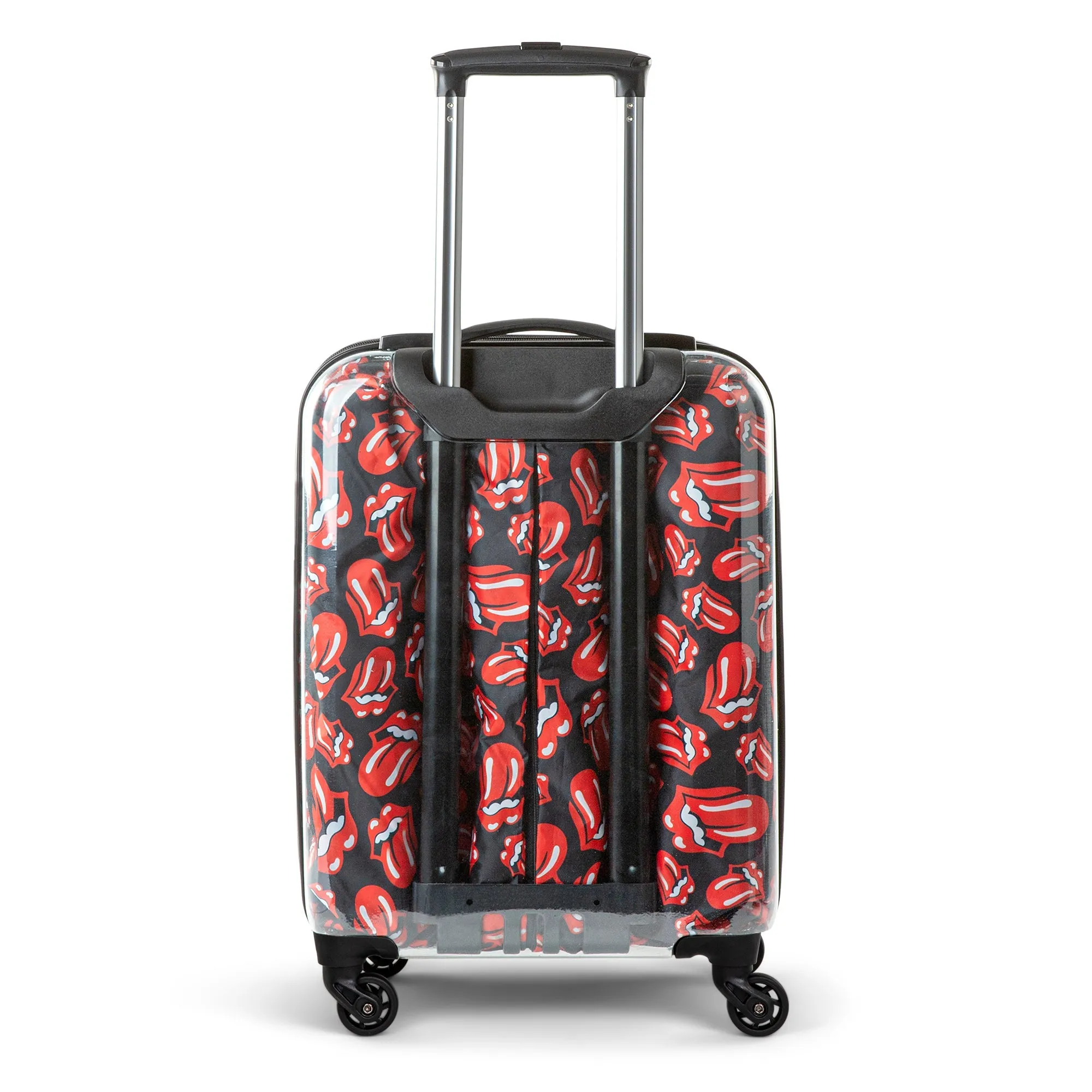 AOP Classic Logo Clear Coated Carry On Luggage Suitcase