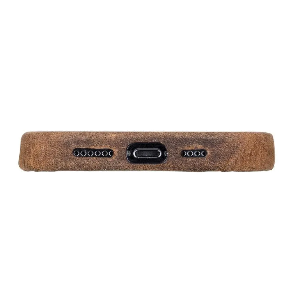 Apple iPhone 14 Series Leather Case / RC - Rock Cover