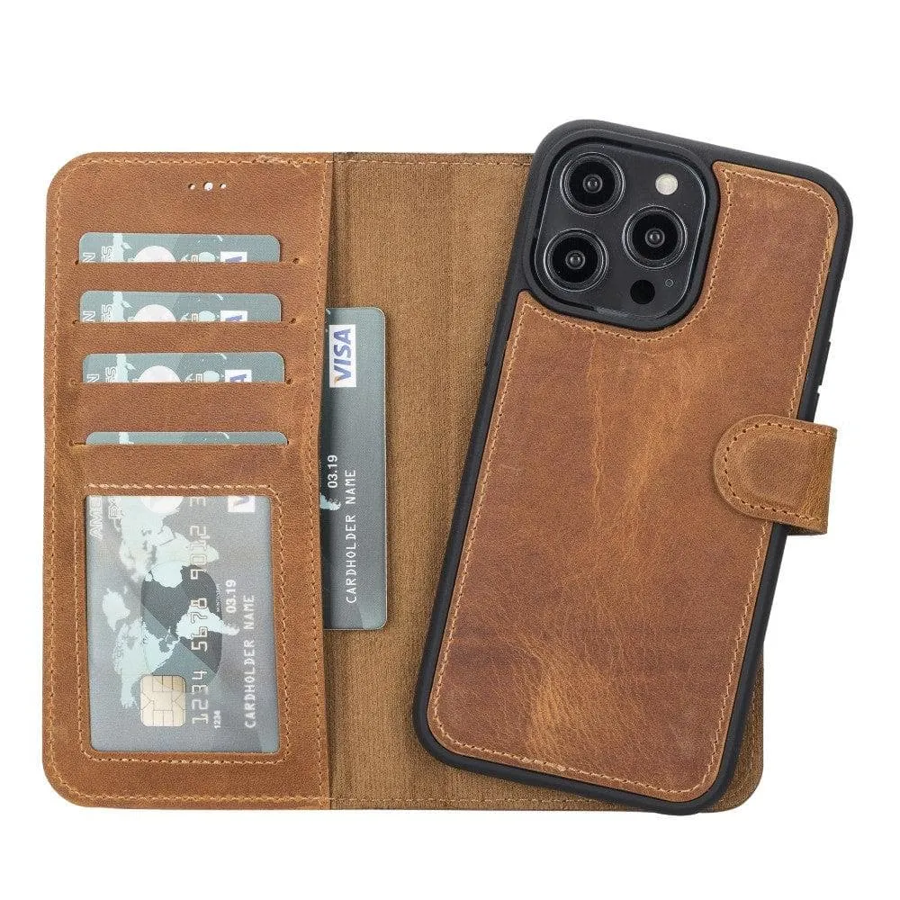 Apple iPhone 14 Series Leather Wallet Case / MWWN - Window Magic