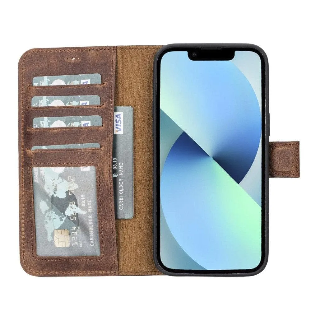 Apple iPhone 14 Series Leather Wallet Case / MWWN - Window Magic