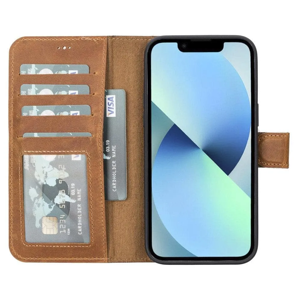 Apple iPhone 14 Series Leather Wallet Case / MWWN - Window Magic