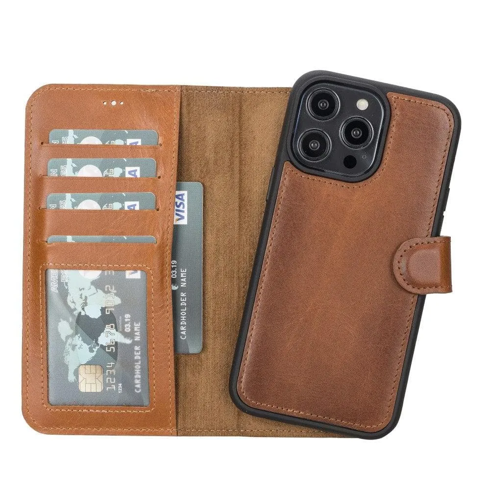 Apple iPhone 14 Series Leather Wallet Case / MWWN - Window Magic