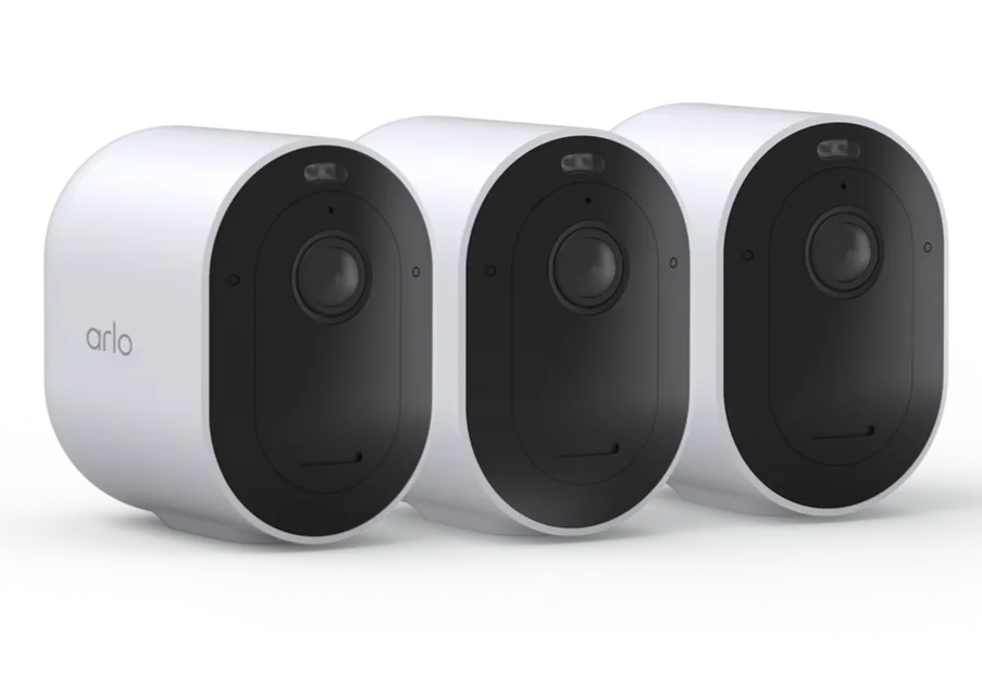 Arlo Pro 5S 2K Wireless Security Camera (3 Pack), Wi-Fi, 160° View, Black - VMC4360P-100NAR (Certified Refurbished)