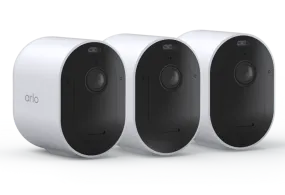 Arlo Pro 5S 2K Wireless Security Camera (3 Pack), Wi-Fi, 160° View, Black - VMC4360P-100NAR (Certified Refurbished)