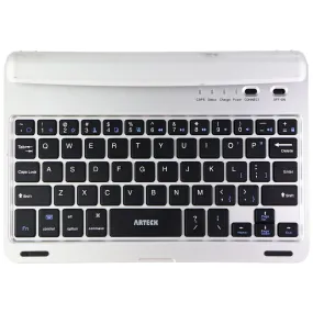 Arteck Ultra-Thin Apple iPad Mini 5 & Mini 4 Bluetooth Keyboard Dock - Silver