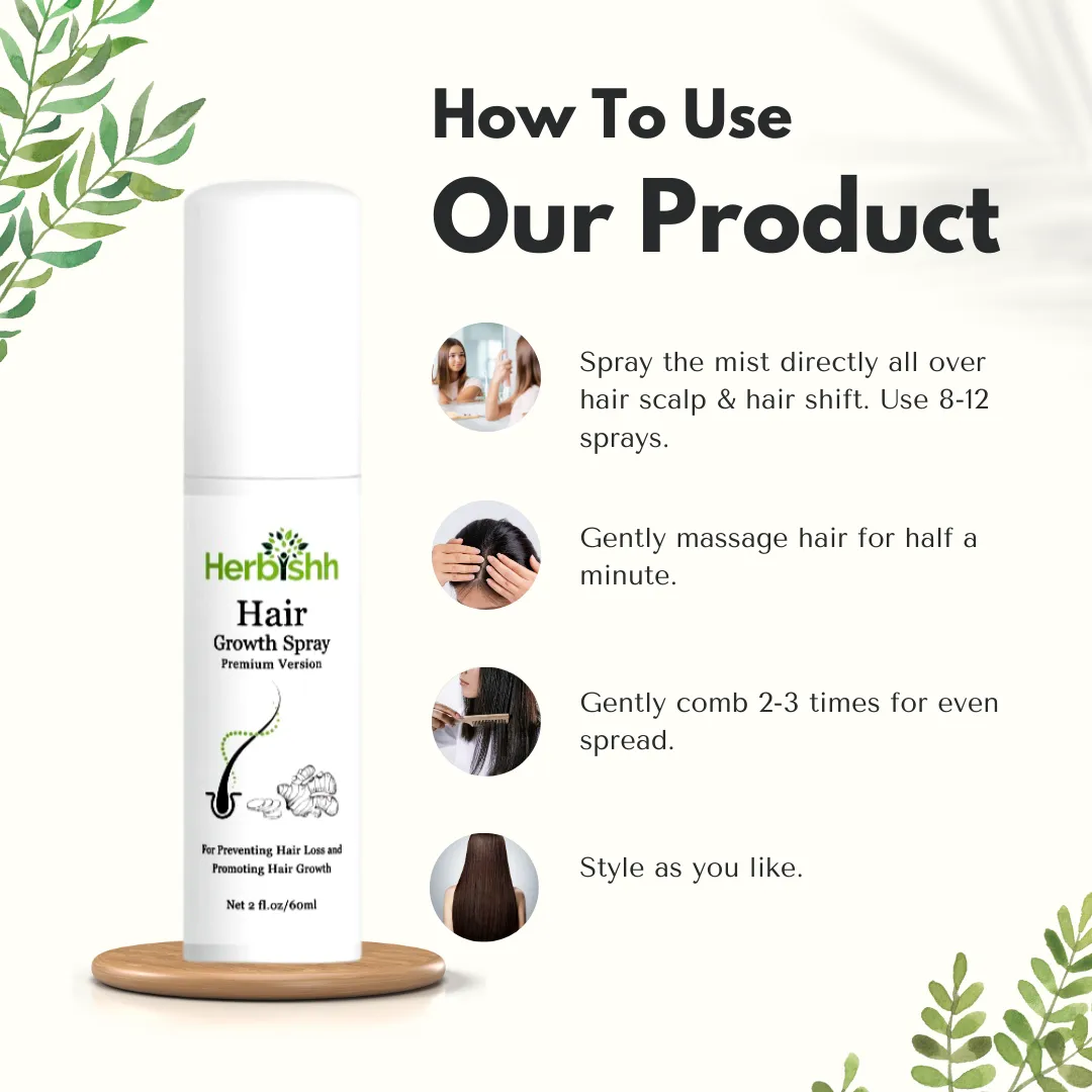 AS- Ginger Hair Care Combo Pack: Luscious Locks - Herbishh
