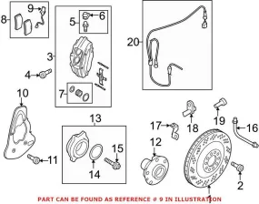Audi Disc Brake Pad Wear Sensor – Rear 420615437B