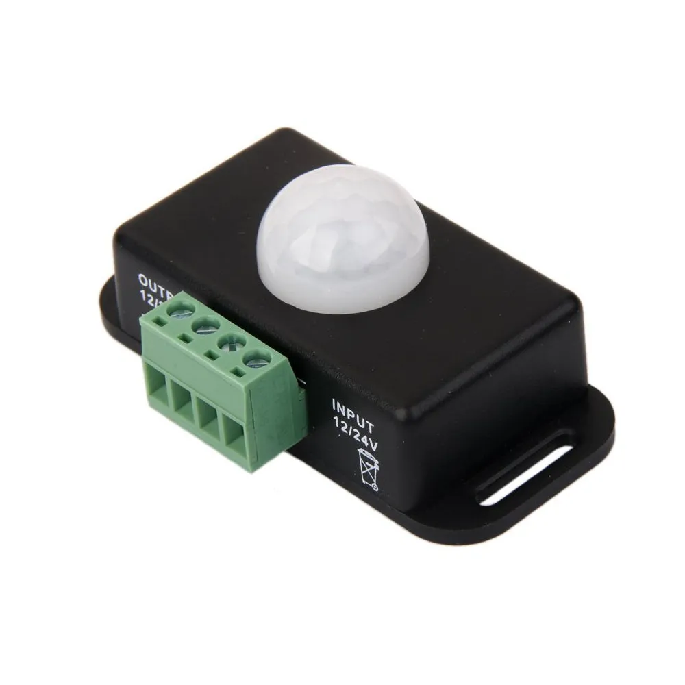 Automatic DC 12V-24V 8A Infrared PIR Motion Sensor Switch Module For LED Light