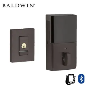 Baldwin Estate Evolved - 8220.B Contemporary Electronic Deadbolt - Singl Cyl  - Bluetooth - 112 - Venetian Bronze - Grade 2