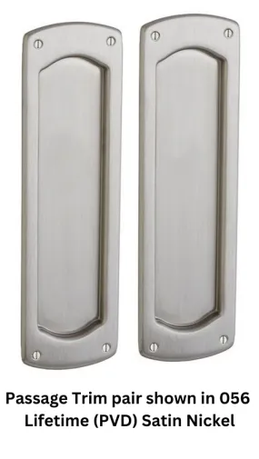 Baldwin - Pocket Door Locks - Palo Alto - Passage Trim Only (Pair)
