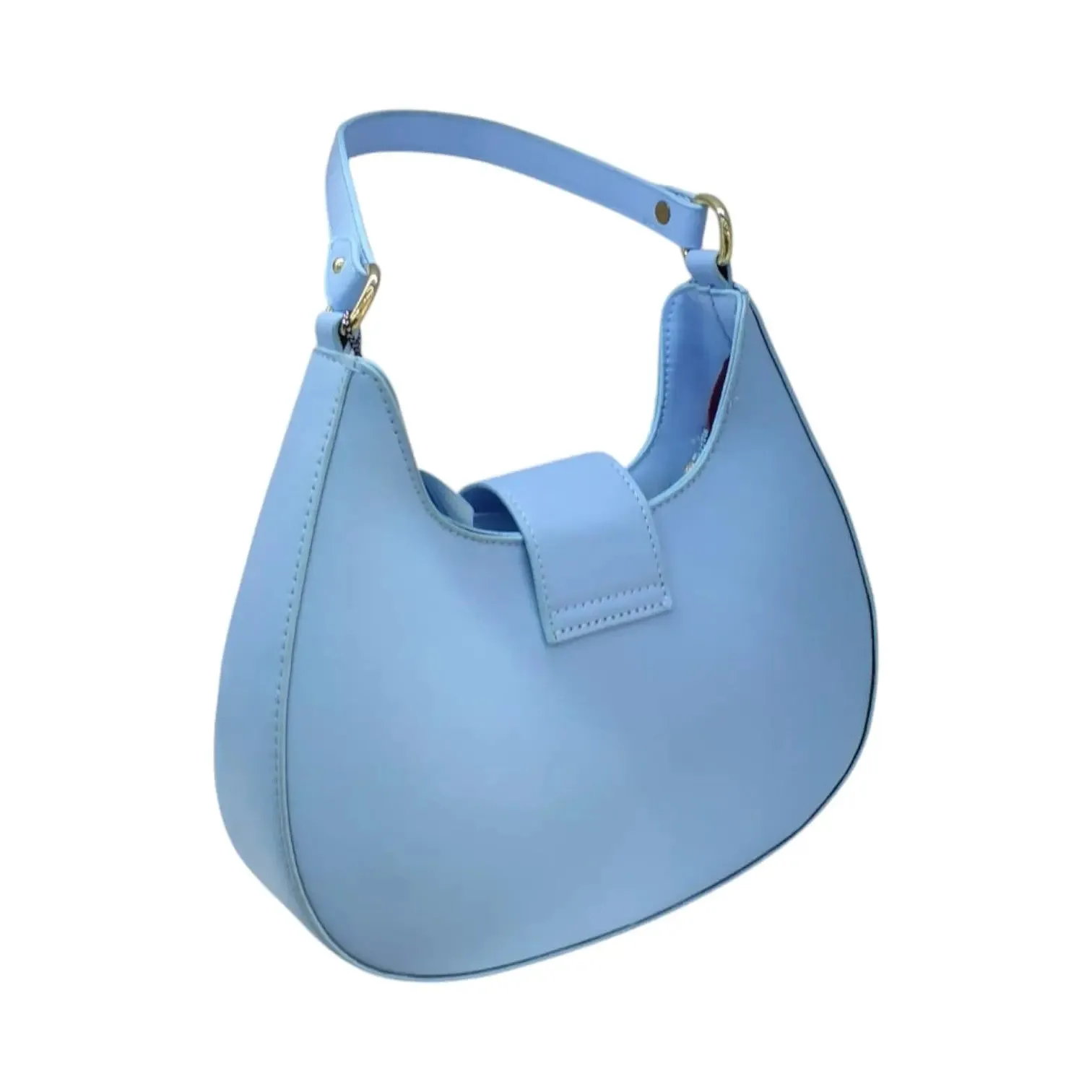 BB Hobo Shoulder Bag with Gold Lock