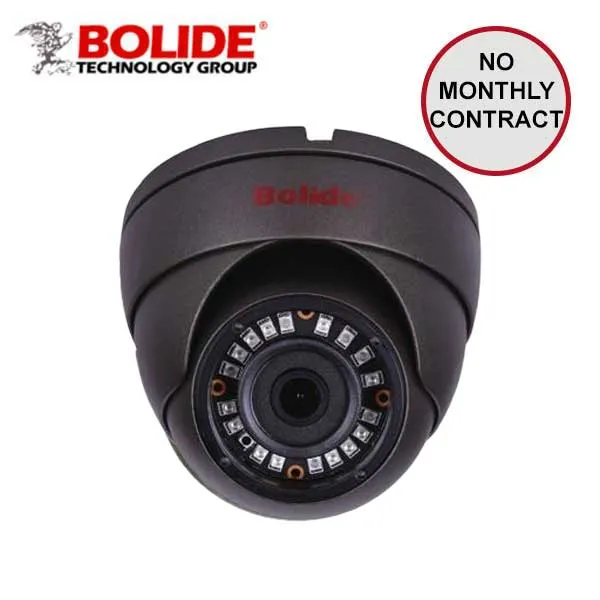 Bolide - BC1509IROD-28 - HDCVI / 5MP / 2MP / Eyeball Camera / Fixed / 2.8mm Lens / Outdoor / IP66 / 20m IR / 12VDC / Charcoal Gray