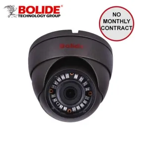 Bolide - BC1509IROD-28 - HDCVI / 5MP / 2MP / Eyeball Camera / Fixed / 2.8mm Lens / Outdoor / IP66 / 20m IR / 12VDC / Charcoal Gray