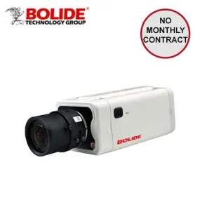 Bolide - BN7002 - IP / 4MP / High Definition Box Camera / 3 Streams / 12VDC - POE / BNC Output / SD Card Slot / IP66