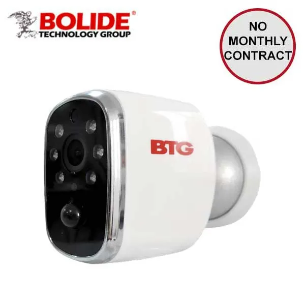 Bolide - WIP80P - Wi-Fi IP / Bullet Camera / Fixed / 2.8 mm Lens / Outdoor / IP66 / IR 15ft / PIR Motion Sensor