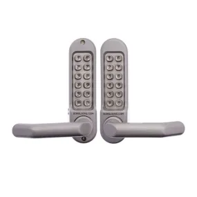 BORG 5051 DIGITAL DOOR LOCK LEVER 60MM BACKSET SATIN CHROME BL5051SC