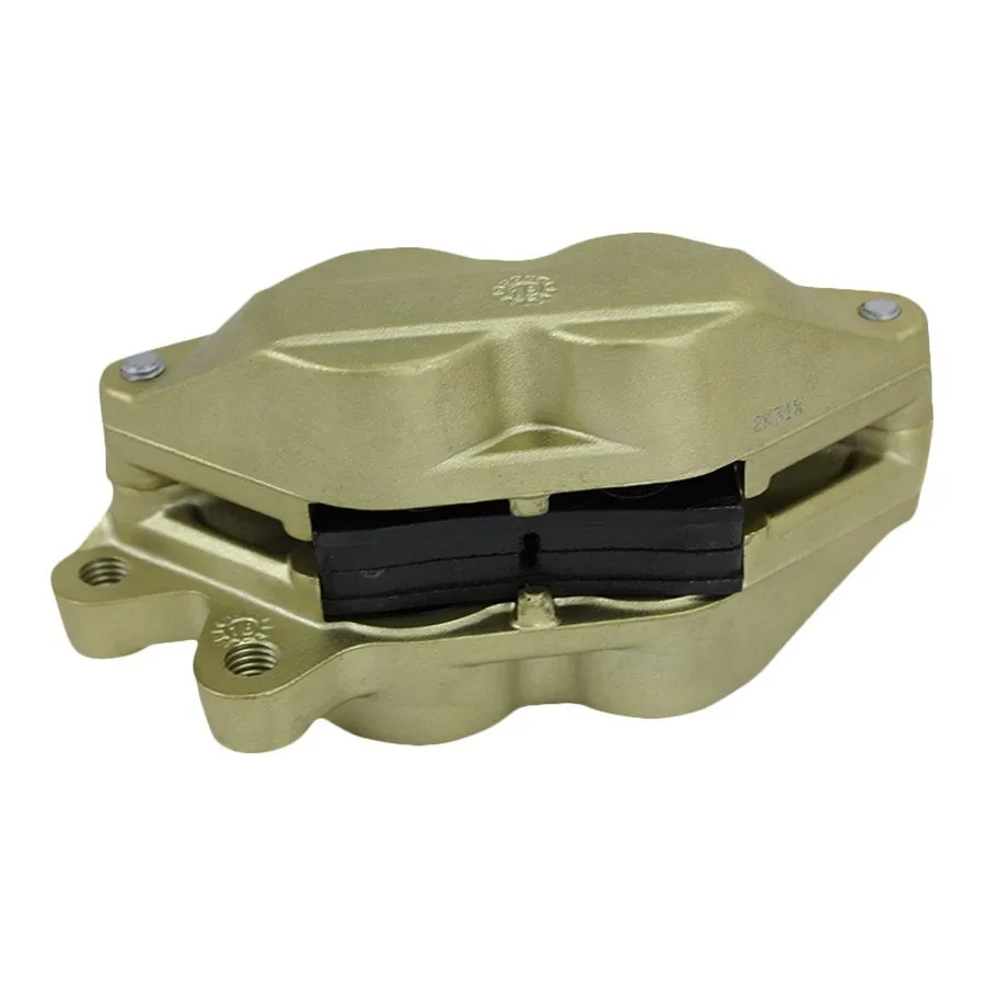 Brembo P4 Axial Brake Caliper Right Side Gold 4 Piston