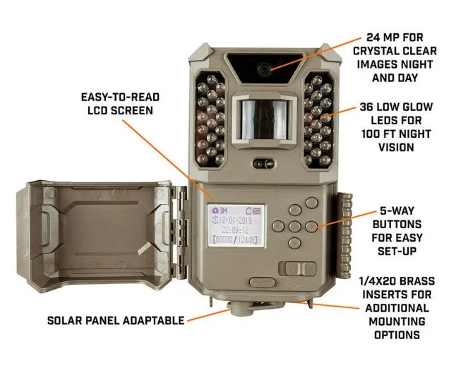Bushnell Prime Low Glow Trail Camera (119932M) - Limited Lifetime Local Warranty