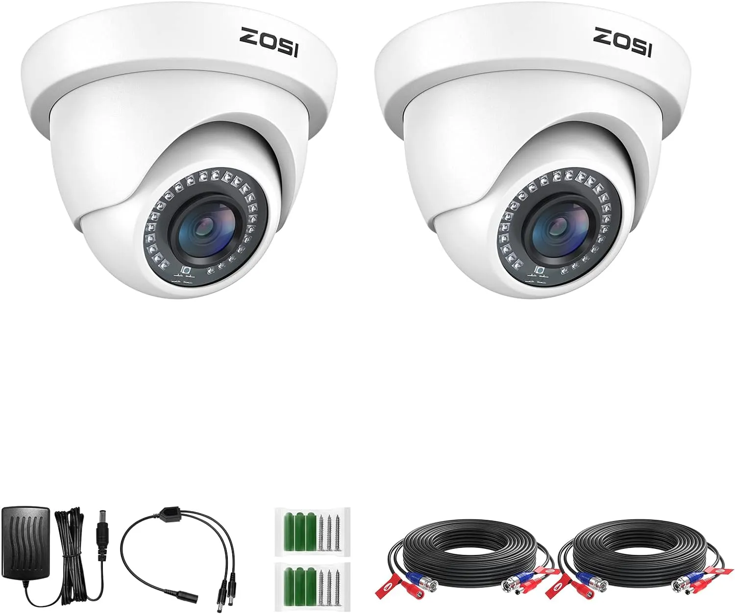 C419 2pack/4pack 1080P Analog CVBS Security Camera   60ft BNC (ZG4192B)