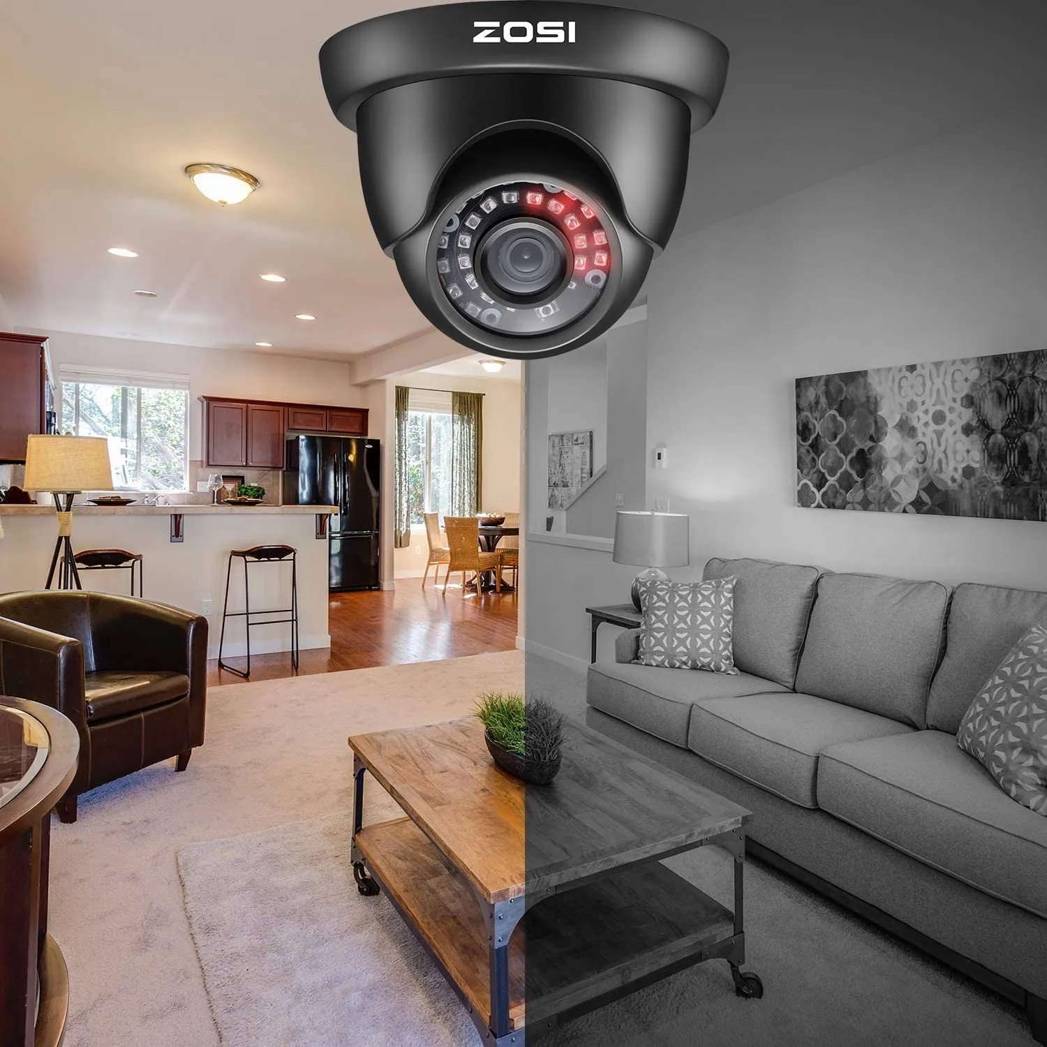C419 2pack/4pack 1080P Analog CVBS Security Camera   60ft BNC (ZG4192B)