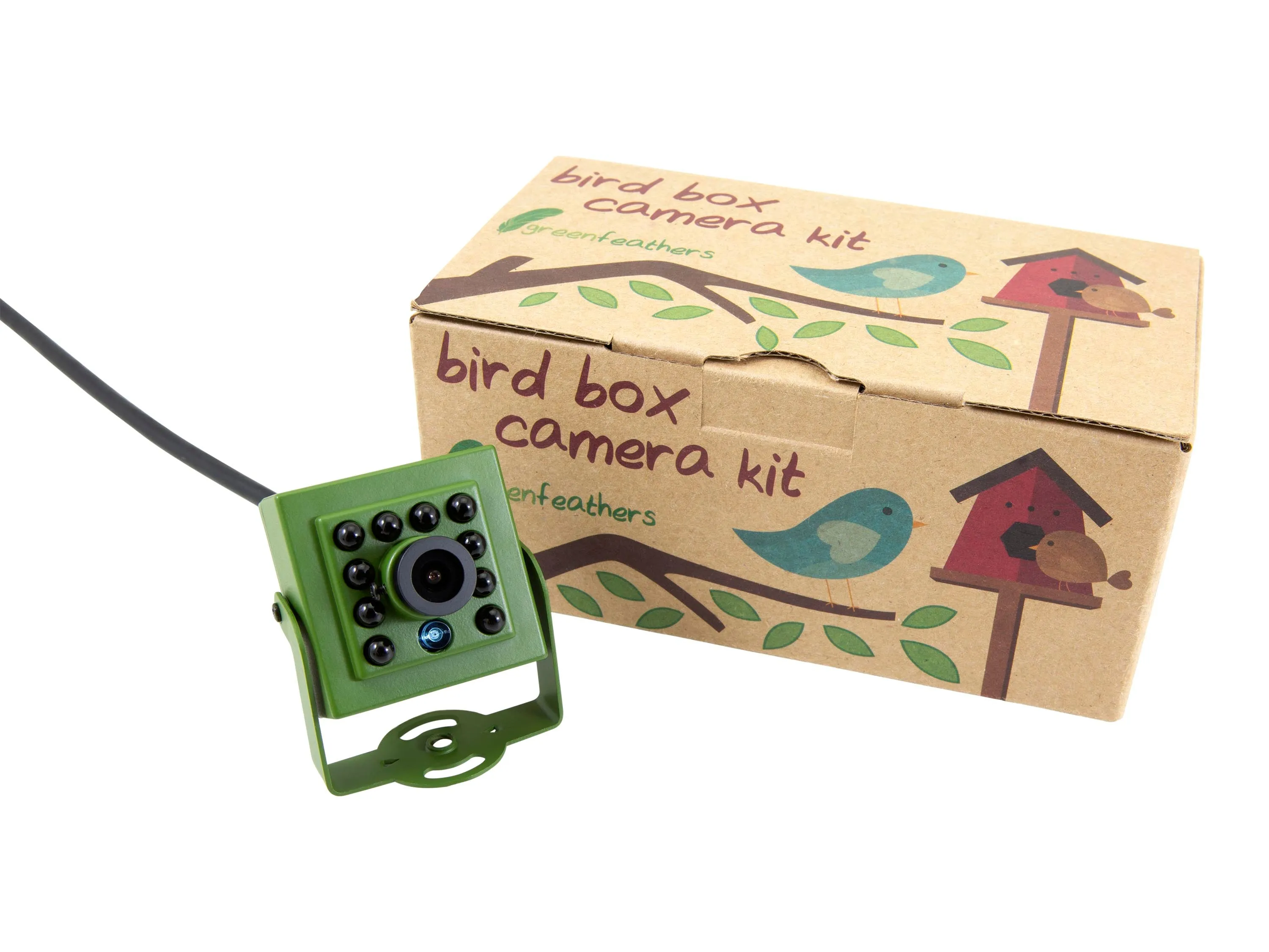 Cable Connection Bird Box & Wildlife HD Camera Recorder Pack