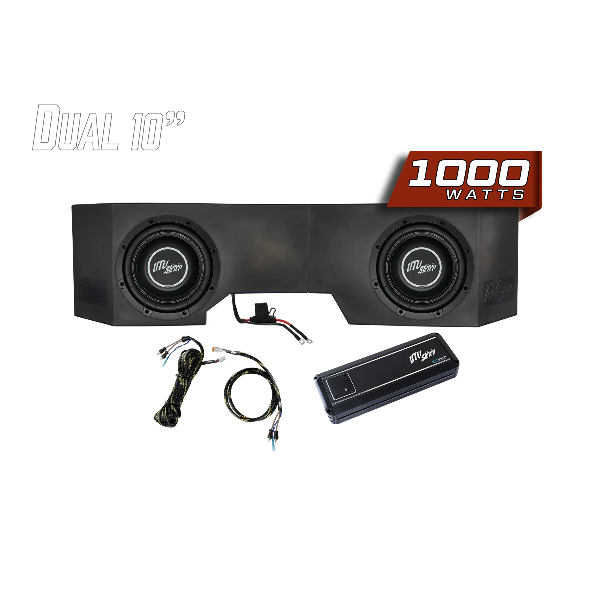 Can-Am® Defender 1000W Dual 10" Subwoofer Kit | UTVS-DEF-SUB-1000-2