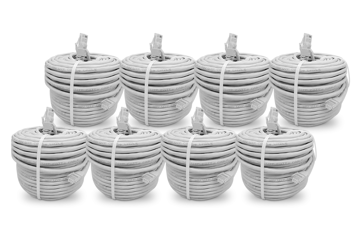 Cat5e Network Ethernet Cable for IP Security Cameras