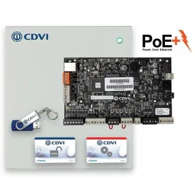 CDVI A22POE Atrium Hybrid 2-Door Controller with PoE  Splitter Kit
