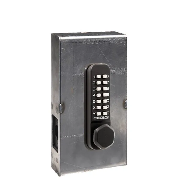CodeLocks - CL255 Gate Box Kit - Mechanical Lock - Light Duty - Dual Backset Deadlatch 2 3/8" -  2 3/4" - Mortise Tubular Latchbolt Gate Box Kit - Holdback Feature - Optional Key Override - Optional Finish - Fire Rated - Grade 2