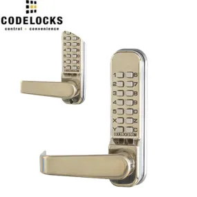 CodeLocks - CL415 - Mechanical Lock - Medium Duty - Optional Backset - Tubular Latch Bolt - Passage Function - Double Sided - Stainless Steel