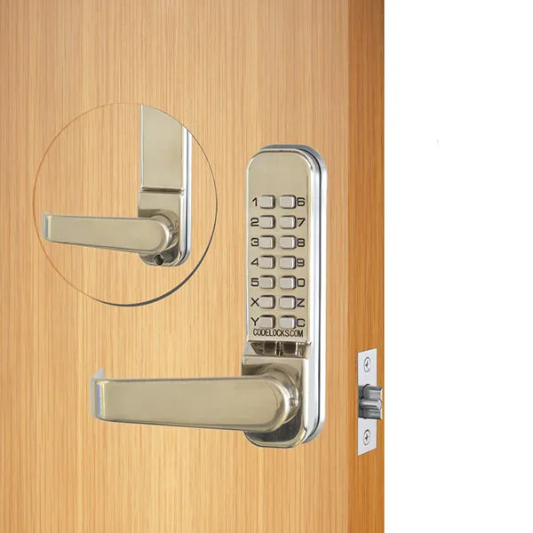 CodeLocks - CL415 - Mechanical Lock - Medium Duty - Optional Backset - Tubular Latch Bolt - Passage Function - Optional Finish