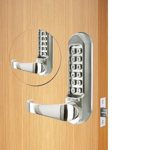 CodeLocks - CL510 - Mechanical Lock - Heavy Duty - Optional Backset - Tubular Mortise Latchbolt - Double Sided - Optional Finish