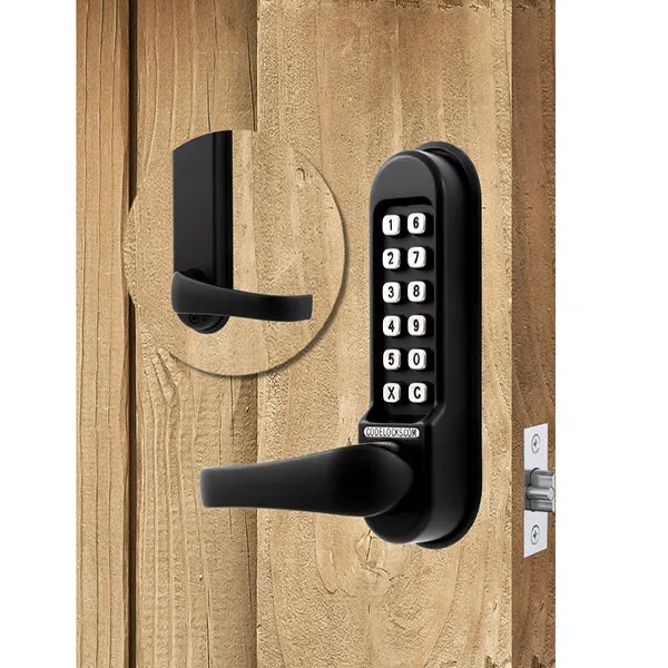 CodeLocks - CL510 - Mechanical Lock - Heavy Duty - Optional Backset - Tubular Mortise Latchbolt - Marine Grade