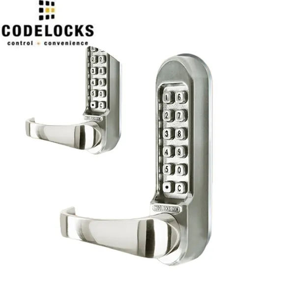 CodeLocks - CL515 - Mechanical Lock - Heavy Duty - Optional Backset - Tubular Mortise Latchbolt - Passage Function - Double Sided - Optional Finish