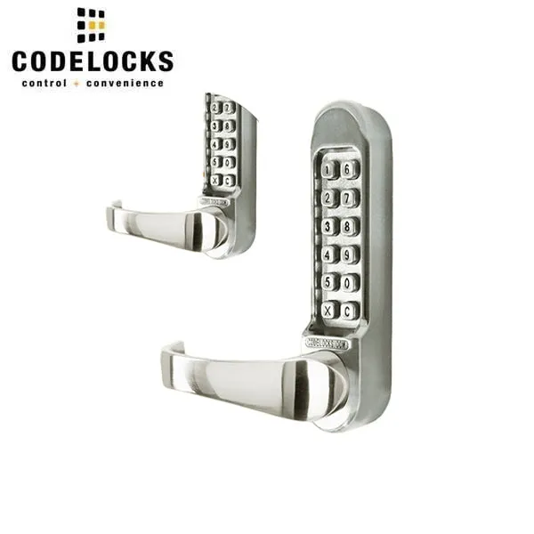 CodeLocks - CL550 - Mechanical Lock - Heavy Duty - 2 3/4" Backset - Mortise Lock - Double Sided - Stainless Steel