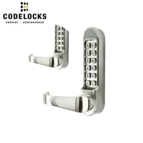 CodeLocks - CL555 - Mechanical Lock - Heavy Duty - Optional Backset - Mortise Lock - Double Sided - Passage Function - Stainless Steel