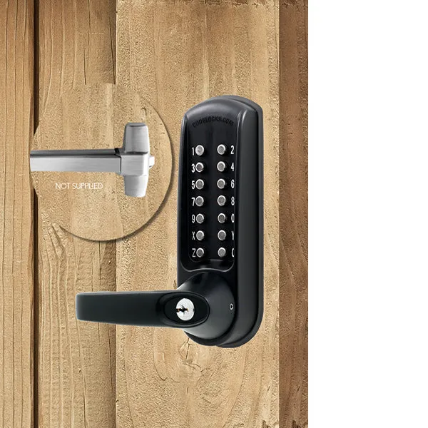 CodeLocks - CL600 - Mechanical Lock - Heavy Duty - 2 3/4" Backset - Panic Access Kit Exit Trim - Optional Finish - Grade 2