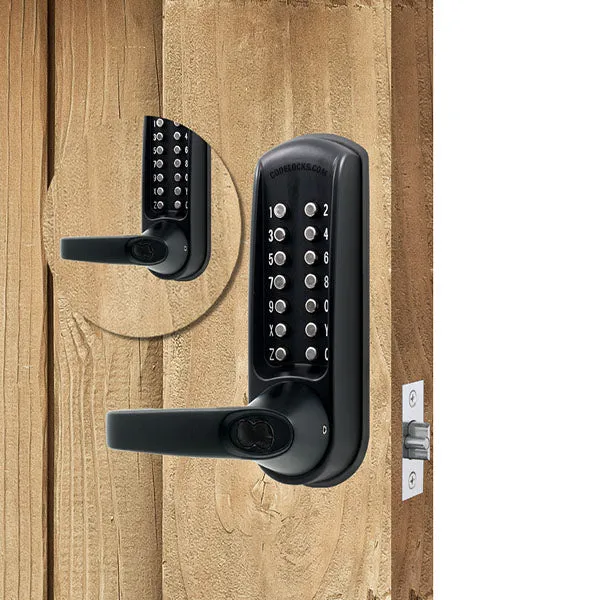 CodeLocks - CL615 - Mechanical Lock - Heavy Duty - Optional Backset - Tubular Latchbolt - Double Sided - Passage Function - Optional Cylinder Prep - Optional Finish - Grade 2
