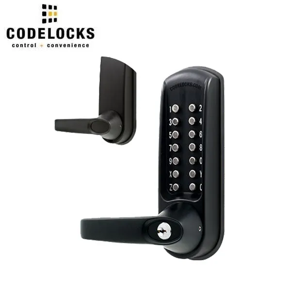 CodeLocks - CL615 - Mechanical Lock - Heavy Duty - Optional Backset - Tubular Latchbolt - Passage Function - Optional Cylinder Prep - Optional Finish - Grade 2