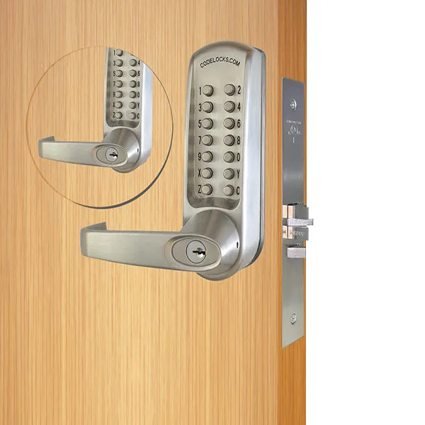 CodeLocks - CL650 - Mechanical Lock - Heavy Duty - 2 3/4" Backset - Mortise Lock - Double Sided - Optional Marine Grade - Grade 2