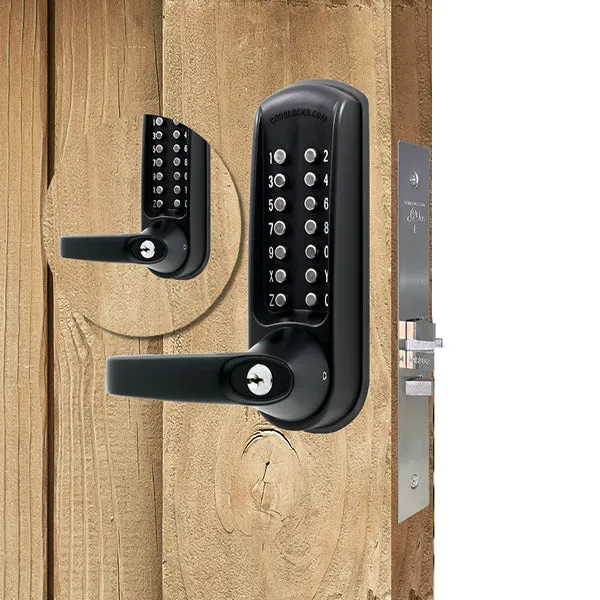 CodeLocks - CL650 - Mechanical Lock - Heavy Duty - 2 3/4" Backset - Mortise Lock - Double Sided - Optional Marine Grade - Grade 2