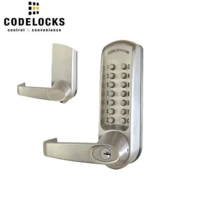 CodeLocks - CL650 - Mechanical Lock - Heavy Duty - 2 3/4" Backset - Mortise Lock - Optional Finish - Grade 2