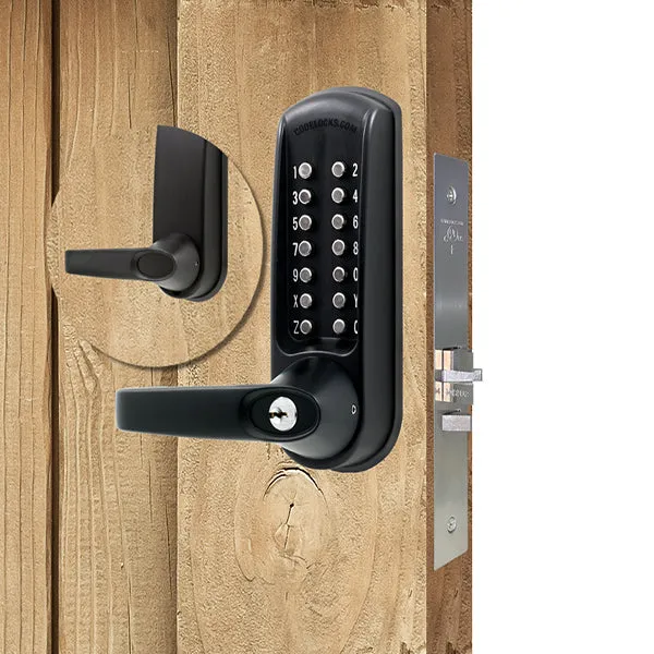 CodeLocks - CL650 - Mechanical Lock - Heavy Duty - 2 3/4" Backset - Mortise Lock - Optional Finish - Grade 2