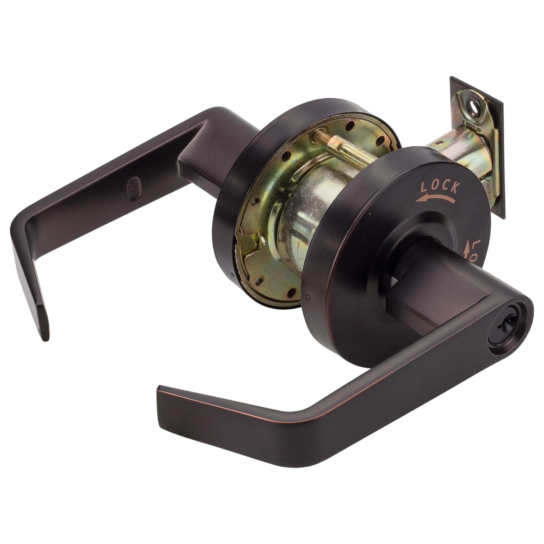 Commercial Door Lever Set Intruder Classroom / Keyed Function, UL Fire Rated, ANSI 2, Vigilant Collection