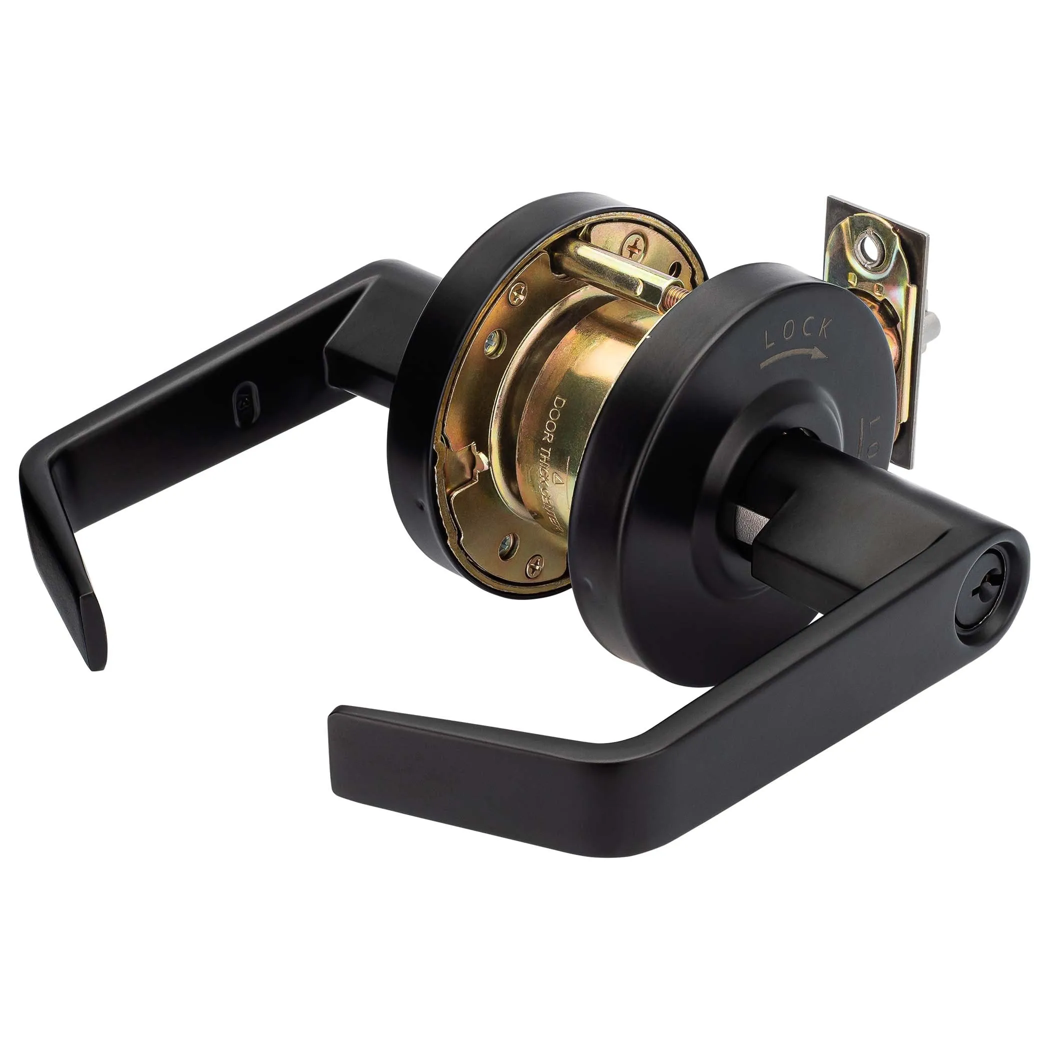 Commercial Door Lever Set Intruder Classroom / Keyed Function, UL Fire Rated, ANSI 2, Vigilant Collection