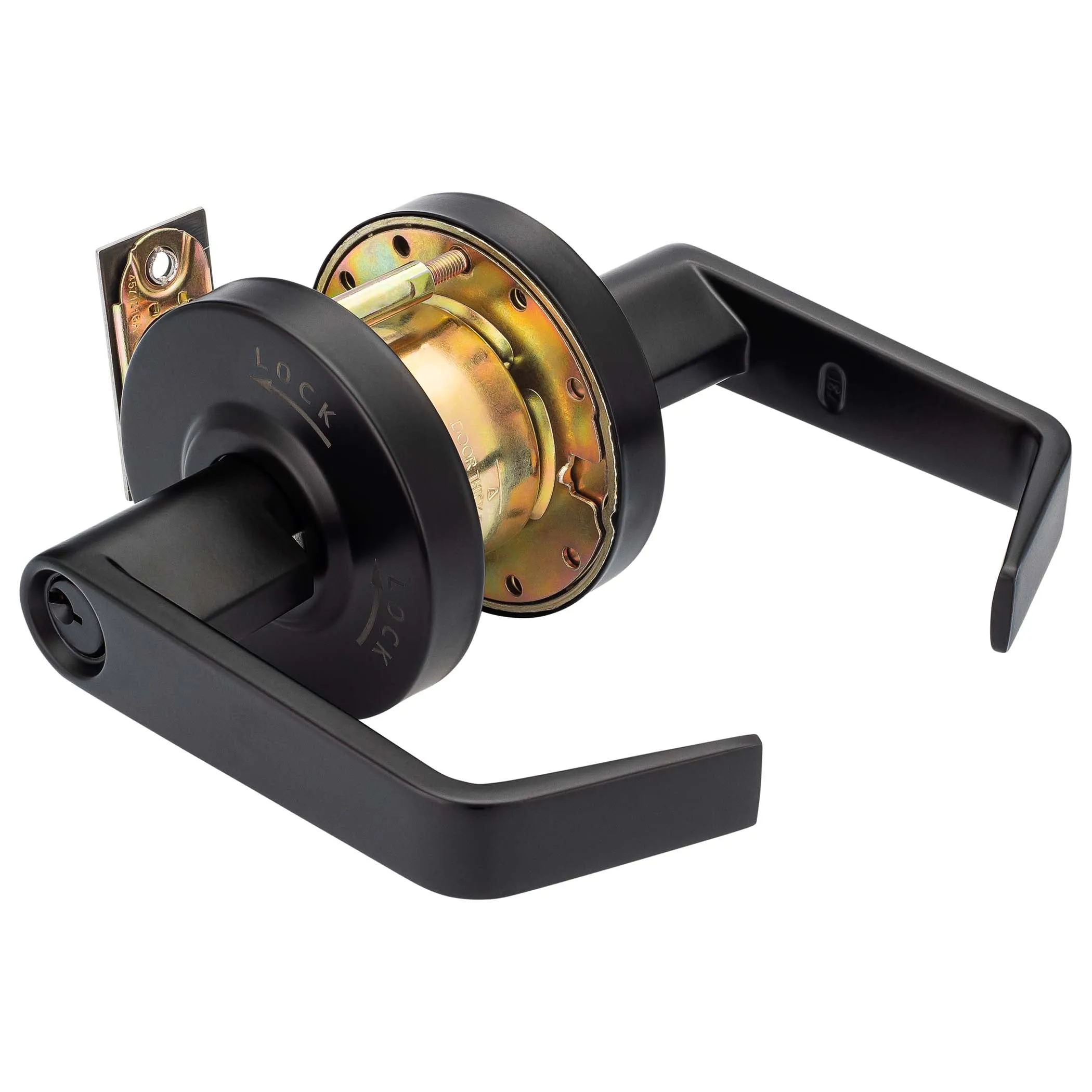 Commercial Door Lever Set Intruder Classroom / Keyed Function, UL Fire Rated, ANSI 2, Vigilant Collection